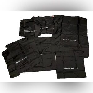 10 AUTHENTIC REBECCA MINKOFF DUSTBAGS (1)20X24 (5) 16X16 (1) 14X13 (3) 12X10 NEW